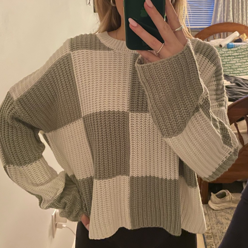 Checkered Sweater